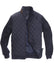 Mens Diamond Quilt Hybrid Jacket (3171) Navy