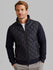 Mens Diamond Quilt Hybrid Jacket (3171) Navy