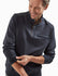 Men's Half Zip with Pocket (4802) Navy