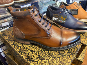 Cannes Cognac Zip Boot