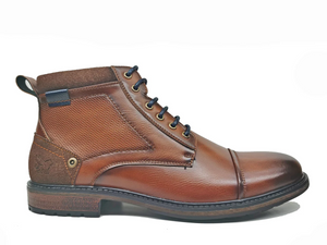 Cannes Cognac Zip Boot