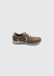 Banks Brown Three-eye Moccasin on Wedge Sole Shoe