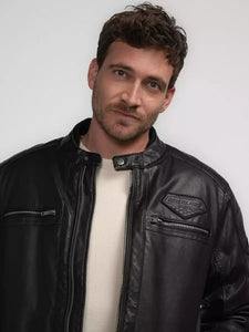 Petrol Industries Leather Jacket Petrol