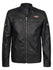 Petrol leather jacket