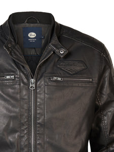Alaska Leather Zip Jacket