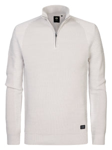 1/4 Zip Ribbed Sweater