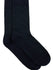 Navy Sock with Green Detail (1 Pair)