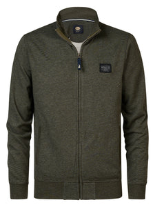 Men Sweater Collar Zip