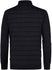 Knitwear Collar Cardigan Deep Black