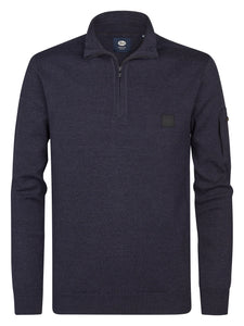Half Zip Sweater Royal Navy