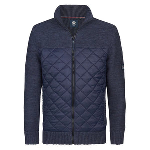 Petrol Full Zip Sweater Royal Navy