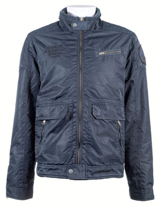 Stripe Detail Navy Jacket