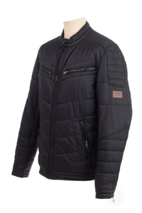 Black Zip Padded Jacket