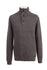 Petrol 1/4 Button 206 Brown Jumper