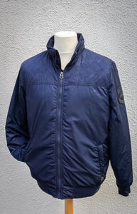Padded Navy Bomber Jacket