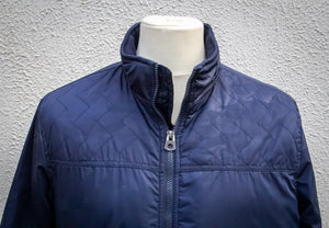 Padded Navy Bomber Jacket
