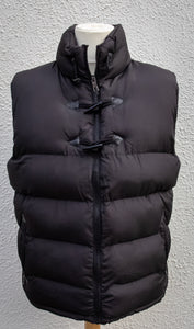 SK-5 Black Sleeveless Padded Coat