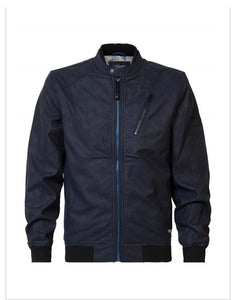 Dark Navy Bomber Jacket